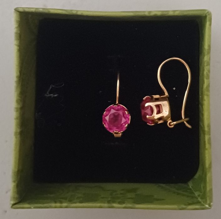 Золотые серьги Советские