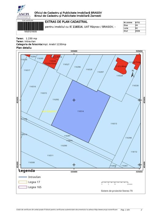 Teren intravilan Rasnov