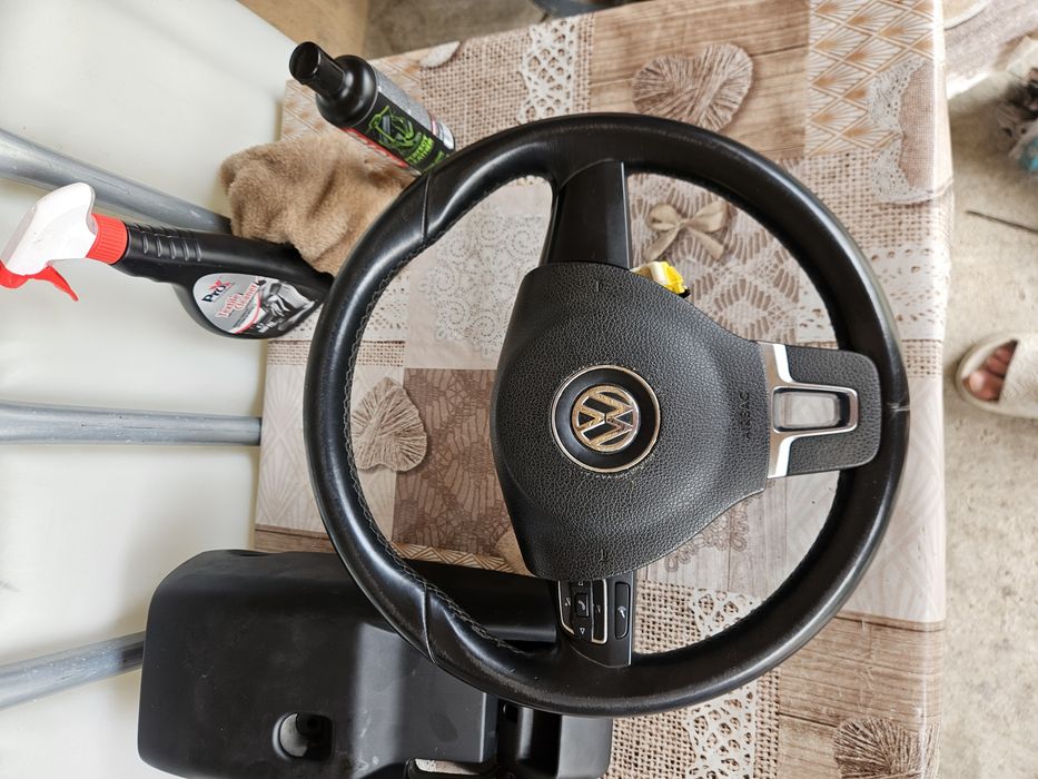 Navigatie Passat B6 (Ansamblu maneta semnalizare si Volan +Airbag)