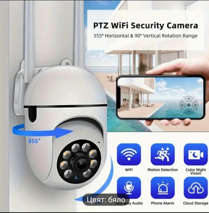 Wifi Ip камера 5G HD водеонаблюдение