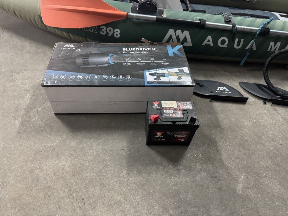 AQUA MARINA - Надуваем каяк с надуваемо твърдо дъно Caliber - 3.98 m