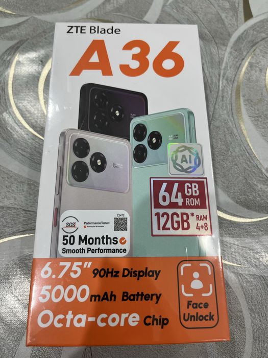Сотовый телефон ZTE Blade A36 новый!!!