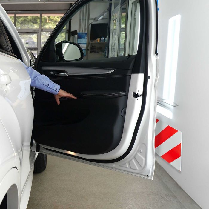 Set 2 panouri de protectie auto garaj parcare autoadezive 20x50 cm