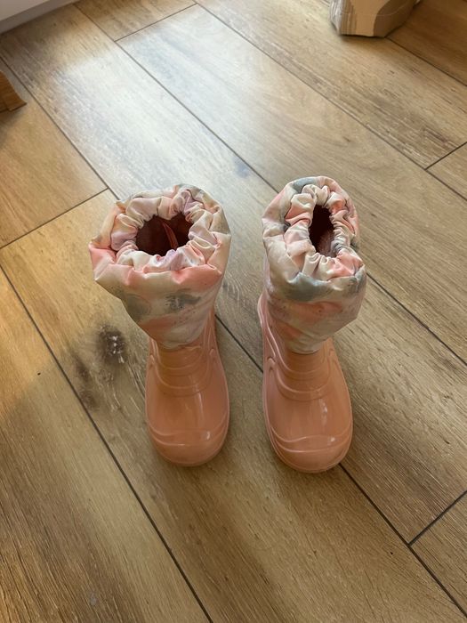 Cizmulițe căptușite cu polar pentru fetite iarna , marimea 28