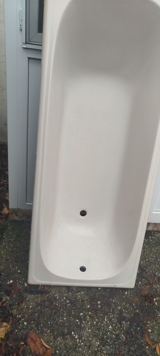 Cadă de baie dreptunghiulară de fibră