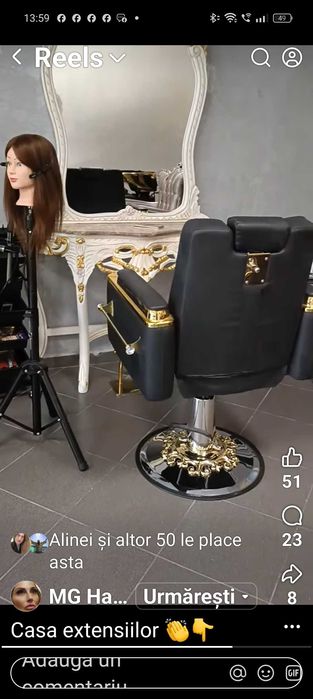 Mobilier salon de înfrumusețare Barock