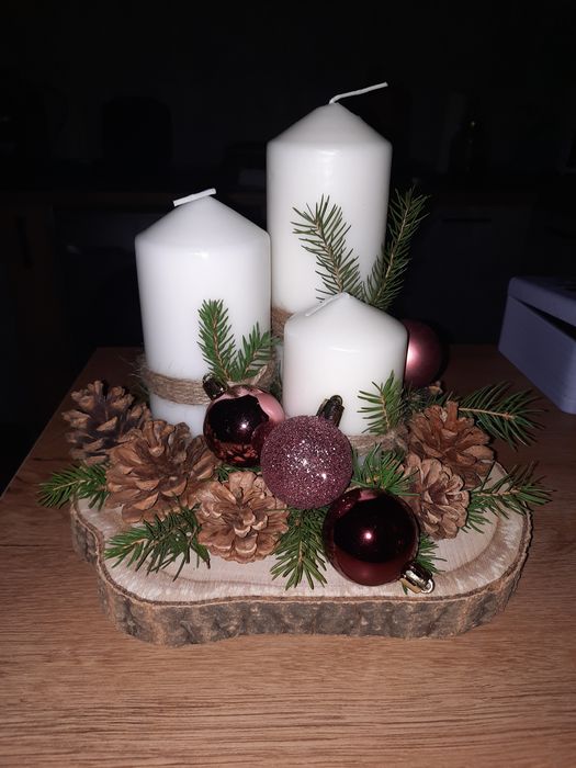 Ръчно изработена коледна декорация