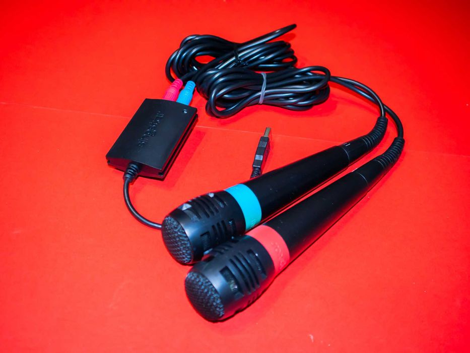 SONY SingStar Karaoke за PC и PlayStation | като нова, 2 микрофона