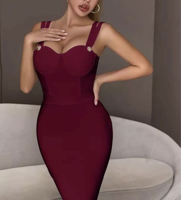 Бандажна рокля Бордо