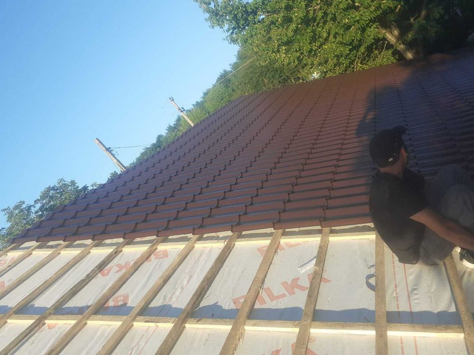 Montaj tigla ceramica, metalica, dulgherie, reparatii acoperis