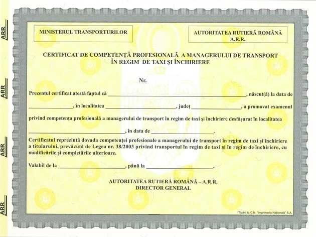 Manager transport persoane în regim de închiriere pentru Bolt/Taxi si Uber