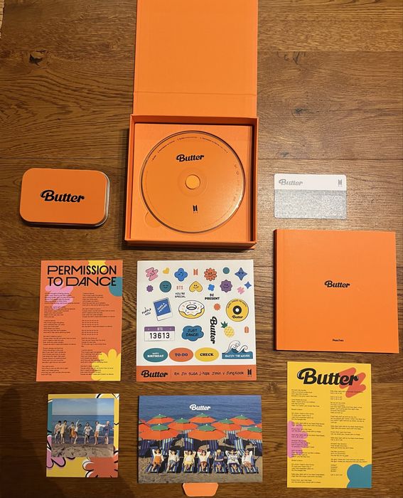 K-pop албум BTS - BUTTER (PEACHES ver.) + Weverese подарък