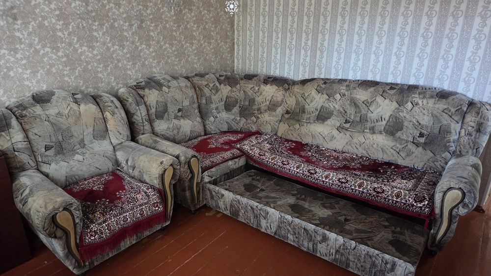 Диван угловой с креслом