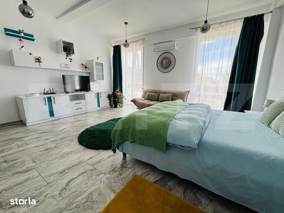 Garsoniera cocheta, mobilata modern, ideala pentru investitie