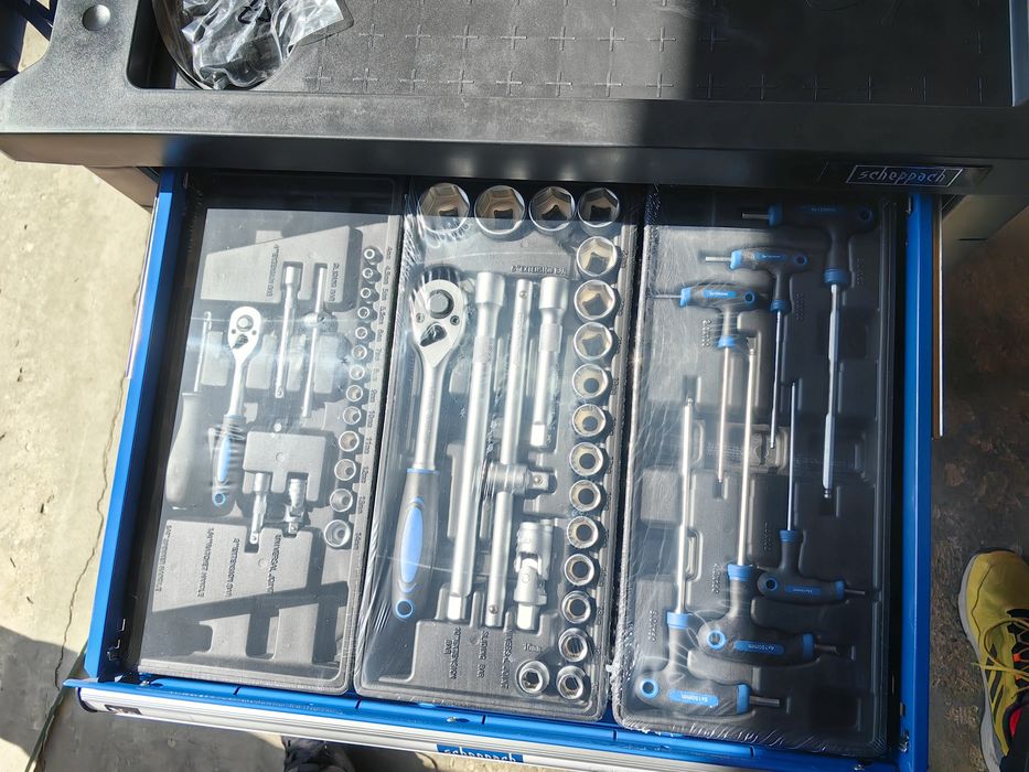 Количка с инструменти 263 части Scheppach TW1000