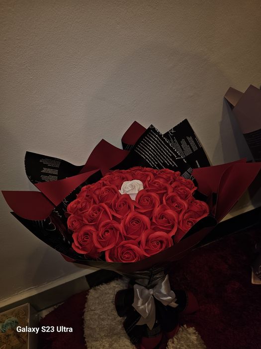 Buchet 31 trandafiri din săpun