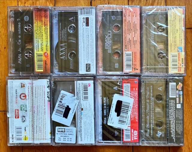 Casete RO sigilate: Papa Jr, Axxa, Simplu, Miki, Evora, Iglesias Cher
