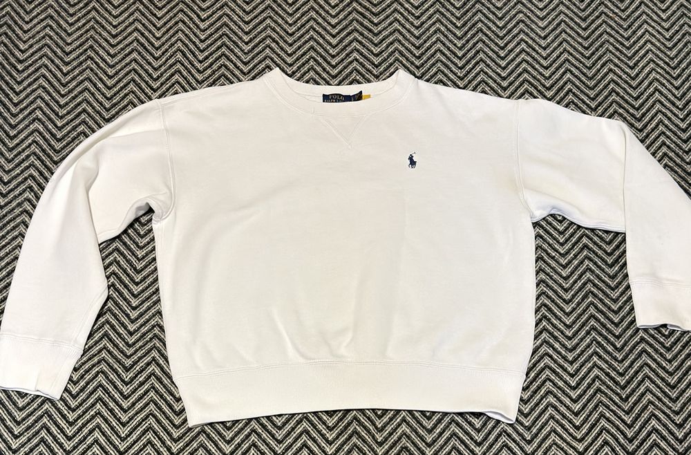 Sweatshirt Polo Ralph Lauren alb crewneck