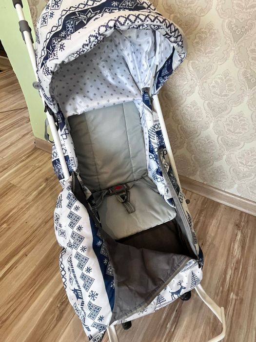 Санки коляска детские ника