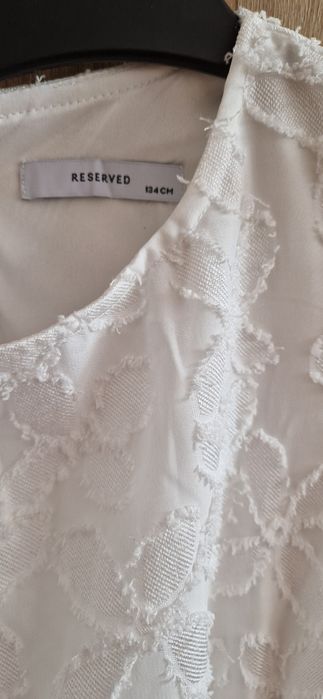 Rochie alba fete 8-10 ani