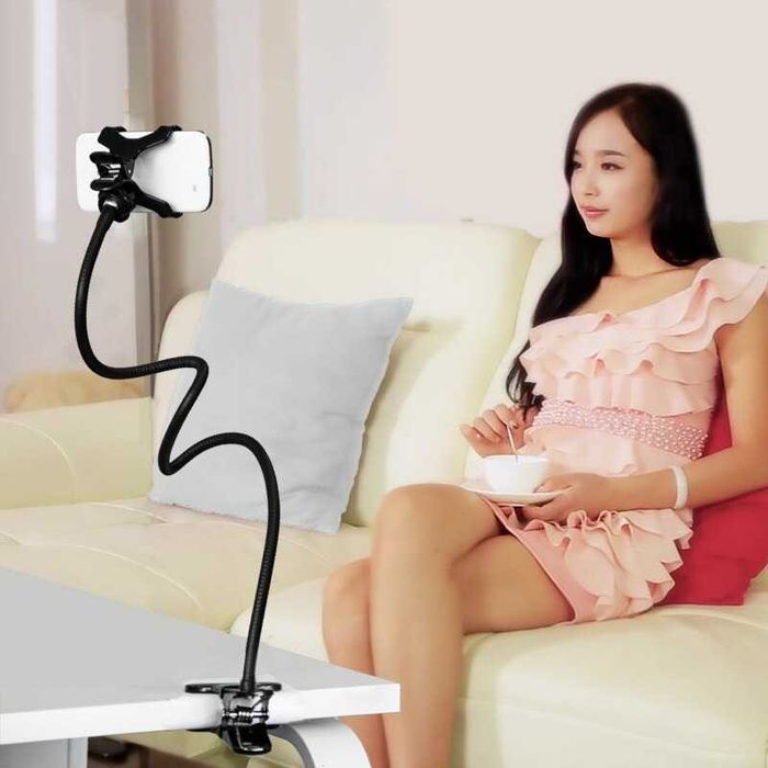 ПРОМО - HSU 360 Lazy Holder M2 - МЕТАЛНА Универсална стойка за телефон