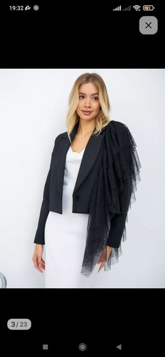 Пиджак укороченный