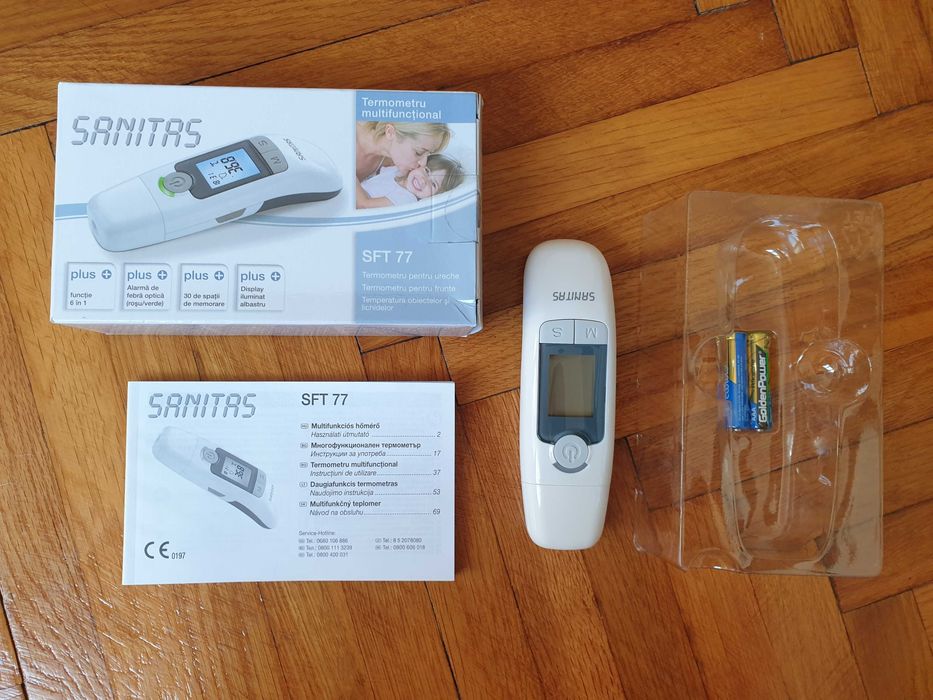 Termometru infrarosu Sanitas digital 6in1