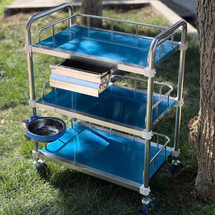 Медицинская тележка / Стол манипуляционный /Столик инструментальный