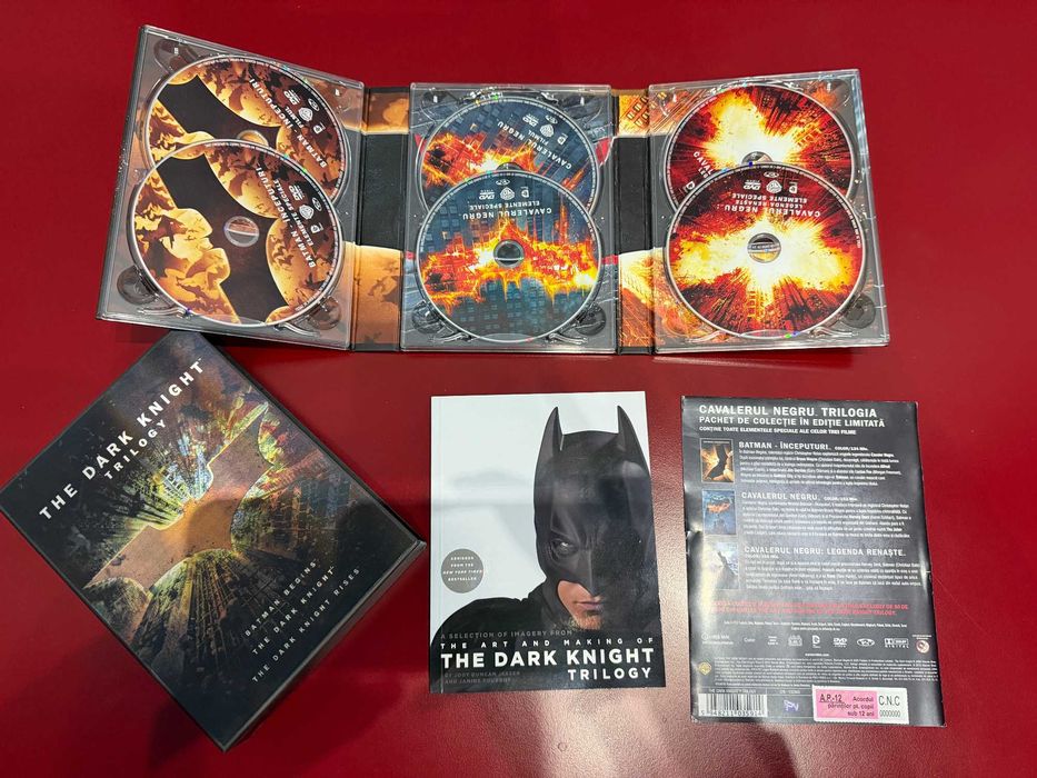 colectia BATMAN si The Dark Knight (DVD , steelbook 4k si bluray)