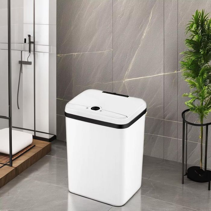 Кош за отпадъци с сензор за вдигане на капака за кухня и баня