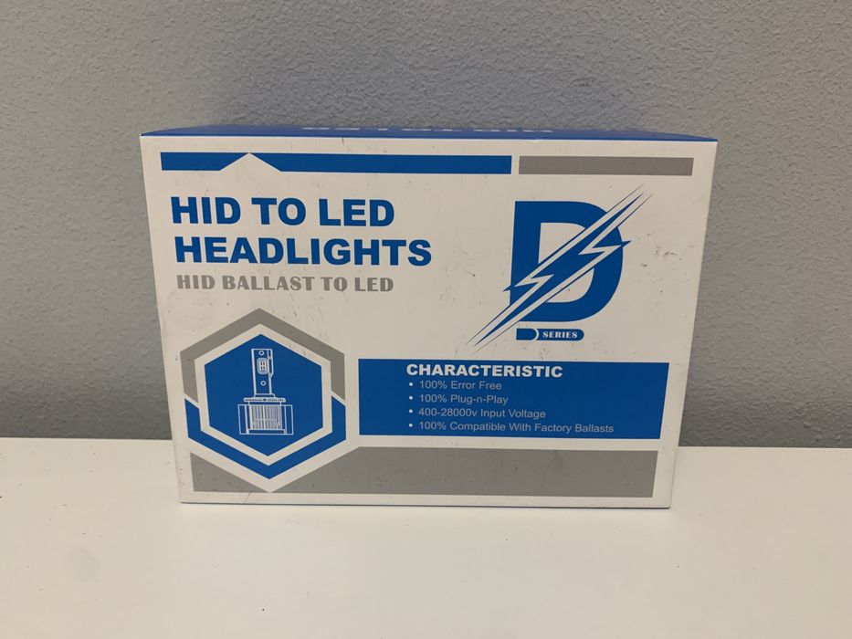 Bec LED D1S, D3S CANBUS Fara Eroare  10000LM 6500K
