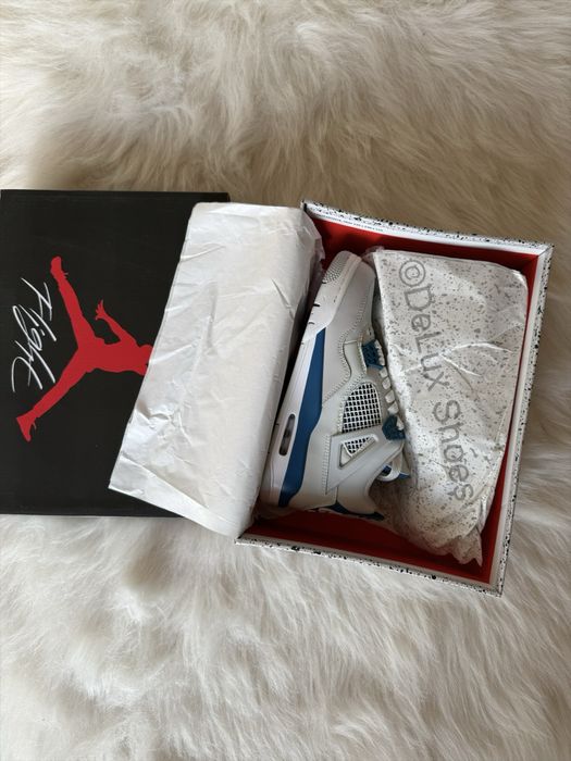 Air Jordan 4 Retro Military Blue Full Box VerificareColet Marimi 36-45