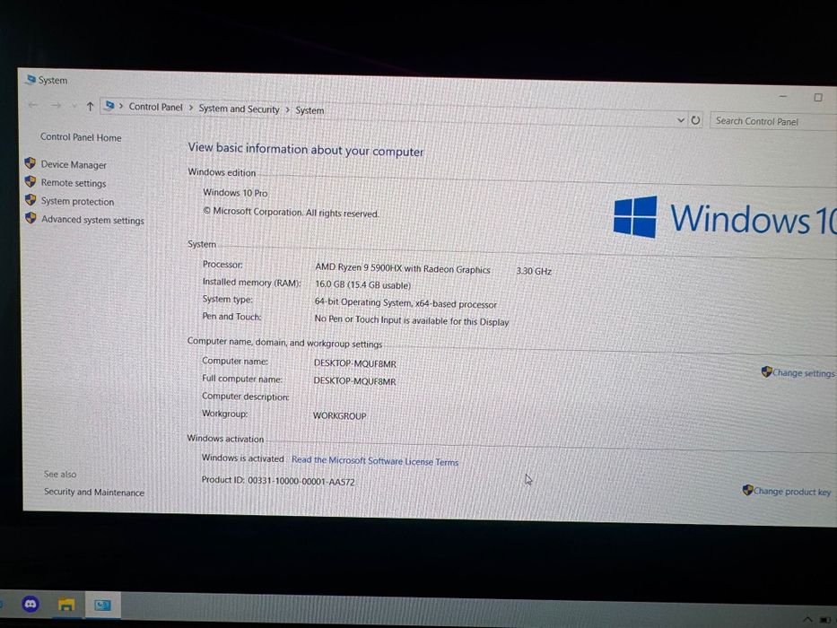 Vand laptop Asus Vivobook Ryzen 9 Rtx 3050