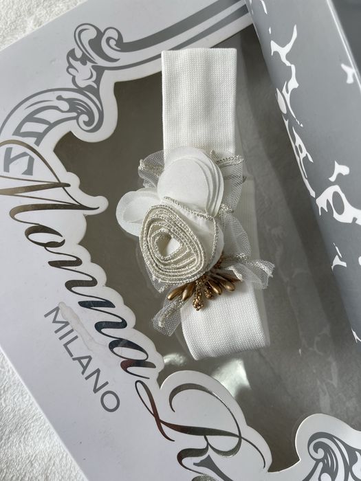 Детское платье с туфельками и повязкой