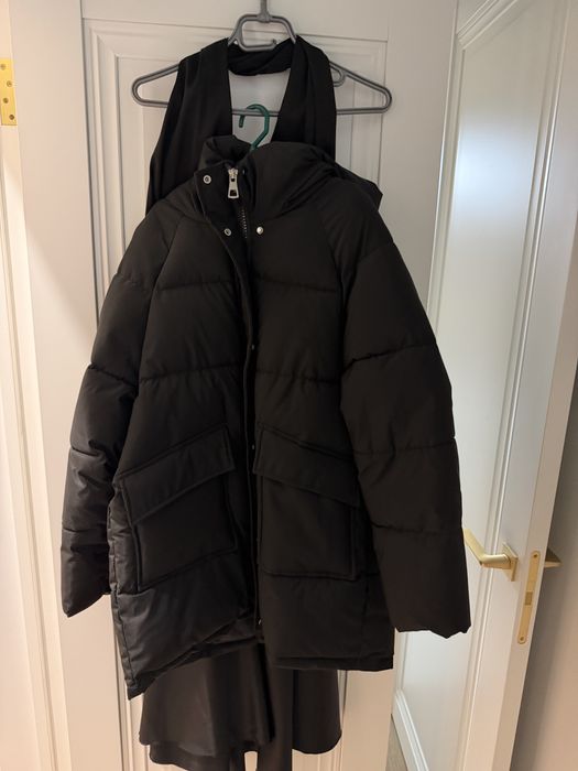 куртка зимняя черная