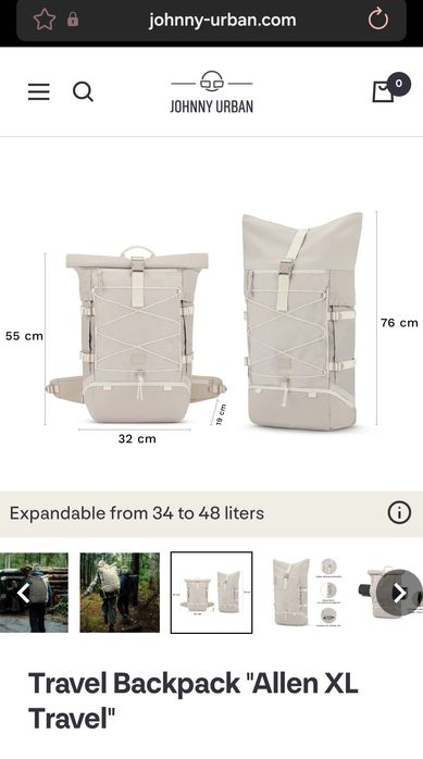 Туристическа раница Johnny Urban Travel Allen XL