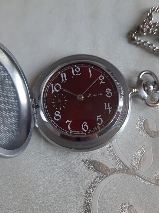 Карманные часы Молния 40лет победы