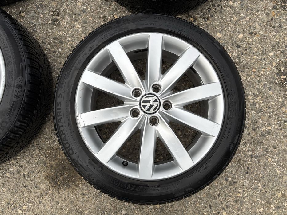 Jante 5x112 cauciucuri M+S All Season 205 50 R17 VW Passat CC Golf 7
