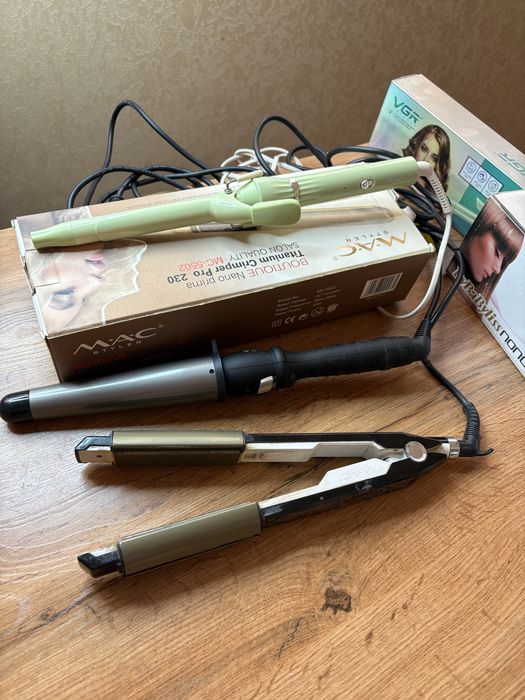 Плойка и конус продаю утюг для волос в бонус