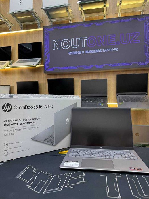 Noutbuk Hp Omnibook 5 Ryzen AI 7 445 APU 16/1TB 16.0 FHD IPS 2K