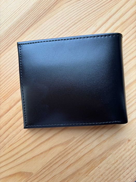 Portofel Montblanc barbatesc. Negru, piele naturala, Nou