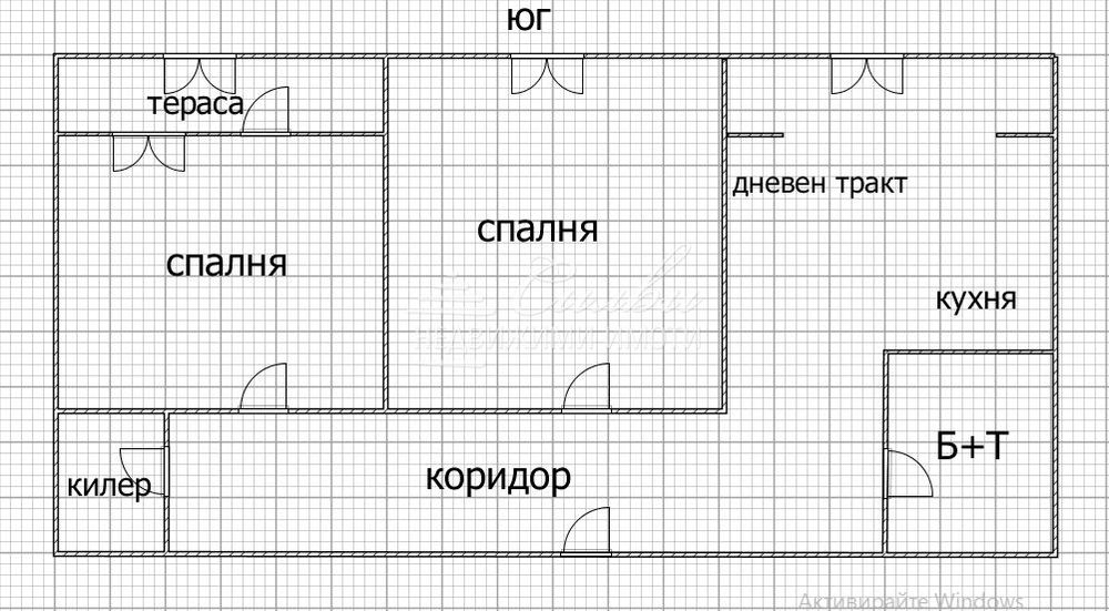 Тристаен ЮЖЕН апартамент ЛУКС - Център!