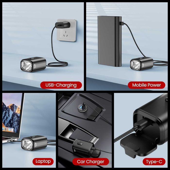 Lanterna pentru bicicleta fata+spate LED