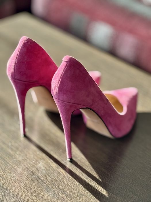 туфли замша натуральная