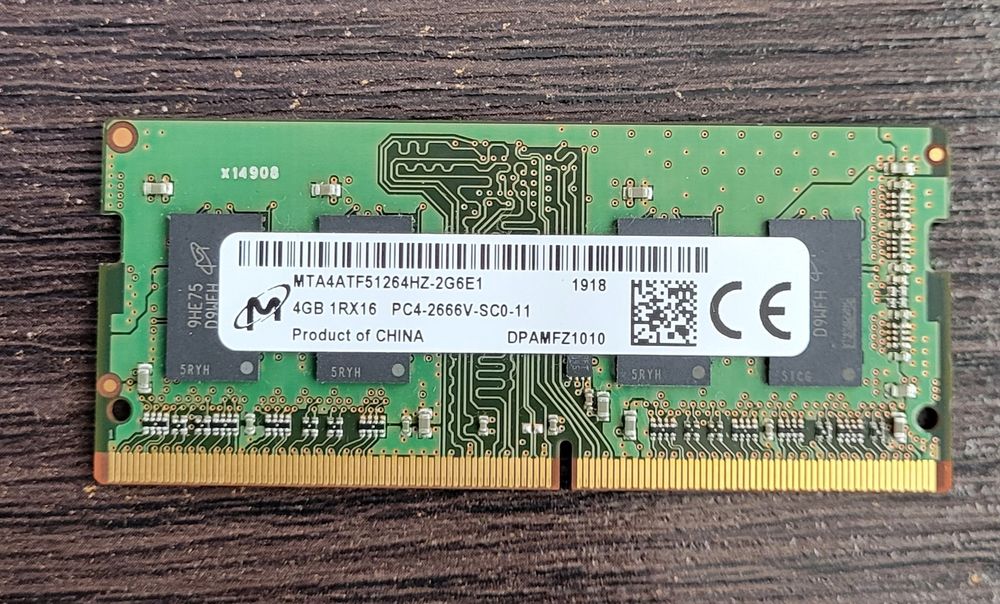 Laptop ramm ddr 4