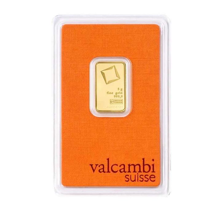 Инвестиционно Злато  Valcambi и Argor Heraeus 5 грама