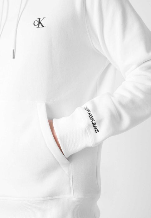 Hanorac alb Calvin Klein Jeans , marimea XS