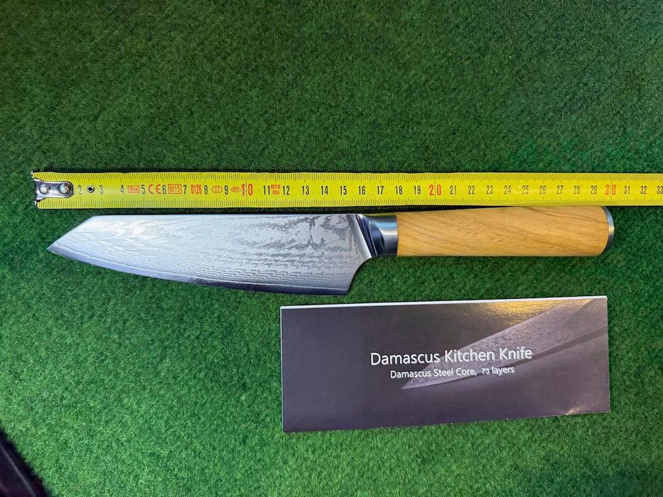 Нож Кухненски  Японска Дамаскова стомана 73 слоя, VG-10 сърцевина