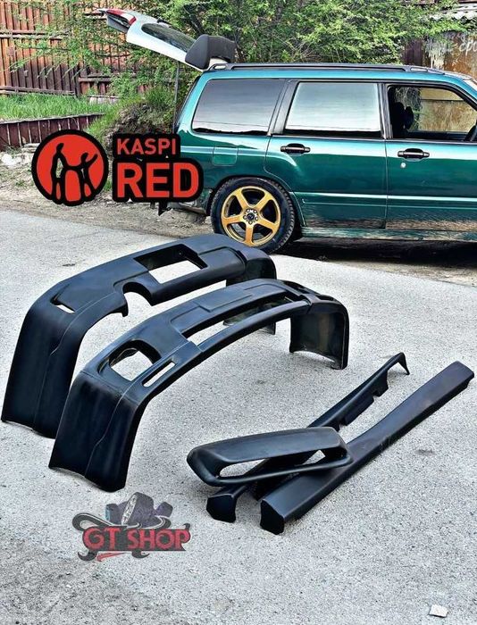 Бампер Subaru Forester SF (STI / СТИ2М стиль)—тюнинг-обвес