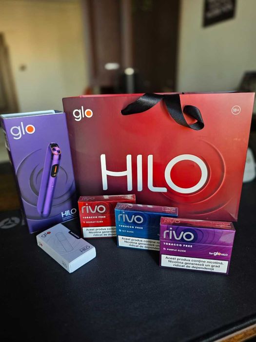 Glo Hilo Turbostart Nou Sigilat + 3 pachete de tigari sigilat